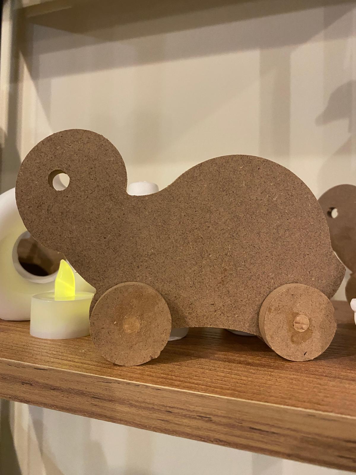 Kaplumbağa Ahşap Obje 