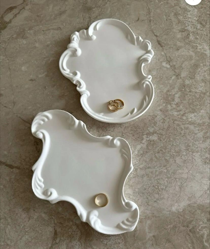 Dalga Desenli Takı Tabağı