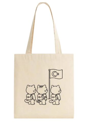 Türk Bayrağı ve Kediler