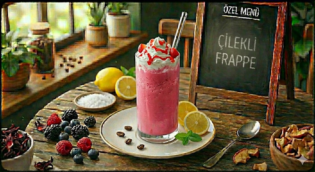 Çilekli Frappe